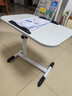 甄严选 可移动电脑桌升降床边桌床上学习桌办公懒人书桌简易折叠小桌子 【可折叠】暖白色60*40CM 实拍图
