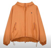 2025春季新款女士超好看外套休闲显瘦短款百搭抽绳连帽防风上衣 南瓜色 【双层/卡码拍大】 XL 【建议125-140斤】 实拍图