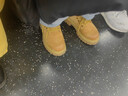 骆驼（CAMEL）大黄靴女休闲厚底短靴经典工装马丁靴 L24W013663 黄色 36 实拍图
