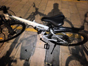 凤凰（Phoenix）可折叠山地车自行车成人男女新款式学生12到18岁变速越野软尾单车 辐条轮/折叠双避震【密封全轴承】钢架肖灰 26寸-24速【身高158-188cm】 实拍图