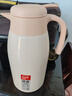 炊大皇 保温壶304不锈钢家用大容量防滑底保温壶 蜜桃粉 2.2L 实拍图