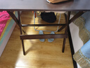 家逸实木折叠书桌学生家用电脑桌学习桌书房办公桌小户型床边写字桌子 实拍图