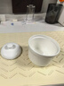 斯凯绨（Sky Top）陶瓷炖盅隔水带盖碗骨瓷汤盅蒸蛋羹燕窝盅家用单人份纯白300ml 实拍图