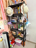 唐辑书架书柜家用落地置物货架学生钢制收纳储物架子 白五层50*30*138 实拍图