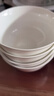 瓷侠客盘子菜盘家用白色骨瓷餐具碟子陶瓷餐盘套装骨碟饺子盘深盘饭盘 8英寸常用菜盘（4个装） 20.6cm 实拍图