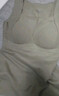 欧迪芬羊绒蚕丝保暖背心女带胸垫内衣女磨毛秋冬无痕内穿打底免穿文胸L 实拍图