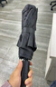 京东京造 黑武士环扣全自动雨伞加固加厚晴雨两用大号十骨【可挂包】105cm 实拍图