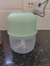 绞肉机小型打蒜器家用绞蒜切蒜器多功能辅食料理机电动蒜泥神器蒜蓉机自动切菜机压蒜器 浅绿色 0.26L （塑料杯） 实拍图