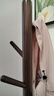 家逸全实木衣架落地衣帽架卧室挂衣架立式挂衣服架子客厅办公室挂包架 实拍图