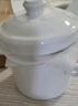 Remec金禹瑞美纯白小象双盖双耳陶瓷炖盅1个装 400ML炖碗燕窝汤盅 实拍图
