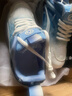李宁热男童鞋子秋冬季透气运动鞋学生跑步鞋网面气垫减震增高鞋子 天蓝 36 实拍图