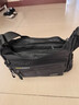 威纳登单肩包大容量防泼水耐磨背包多口袋做生意包休闲男士斜挎包 黑色 实拍图