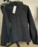 优衣库男装女装防风立领茄克外套夹克户外休闲连帽外套475038 475038/09黑色 M 实拍图