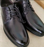 百思图通勤商务皮鞋舒适牛皮男士正装鞋婚鞋25002AM5黑色（一脚蹬款）41 实拍图