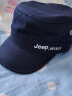 吉普（JEEP）帽子男士棒球帽秋冬加厚保暖羊毛呢鸭舌帽休闲户外舒适平顶帽 A0017深蓝 晒单实拍图