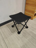 小魔折叠凳 马扎折叠椅子便携式 户外钓鱼凳高铁旅行野营排队神器 黑 实拍图