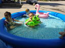INTEX大型充气游泳池家用小孩婴儿戏水池户外加厚养鱼池宝宝家用泳池 直径244*高76CM 实拍图