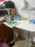 新颜值主义电脑桌升降书桌家用写字学习桌小户型桌子办公桌站立式工作台XZ01 【80*60cm】手摇升降-月光白 实拍图