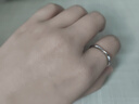 Lnieer925银莫比乌斯环戒指女生小众设计ins简约素圈食指戒子可调节指环 【S925银】莫比乌斯戒指 实拍图