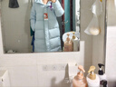 森马（Semir）90%鸭绒羽绒服女长款宽松显瘦冬季轻暖连帽外套防水109725113001 实拍图