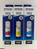 爱普生（EPSON）原装002墨水L4168 L4166 L4268 L4266 L4263 L6278 6279打印机 002C/M/Y           【彩色套装】 实拍图