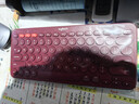 罗技（Logitech）时尚系列 K380 无线键盘 蓝牙办公键盘 女友 便携超薄键盘 笔记本键盘 红色 实拍图