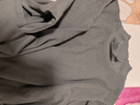 红豆居家内衣男纯棉秋衣秋裤男士全棉半高领打底棉毛衫男墨色灰175/100 实拍图