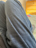罗蒙（ROMON）男士牛仔裤男秋冬商务休闲裤男弹力直筒男裤厚款深档直筒长裤高腰 深蓝色+浅蓝色【冬季款】 加绒 33 【腰围2尺6建议135-145斤】 实拍图