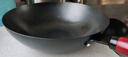 爱仕达（ASD）炒锅极铁无涂层不锈锤纹精铁炒菜锅34cm燃气电磁炉通用CF34A16WG 实拍图