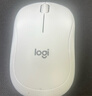 罗技（Logitech）M221 轻音鼠标 无线鼠标 办公鼠标 对称鼠标 带无线微型接收器 米白色 实拍图