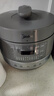 美的（Midea）品牌官方0涂层精钢厚釜70KPa电压力锅5L双胆全自动智能预约家用煲汤煮饭电饭煲C5856G高压锅4-6人 实拍图