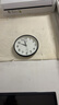 康巴丝（Compas）挂钟客厅 简约静音客厅石英钟表挂墙时钟 c2866 黑色 30.5cm直径 实拍图