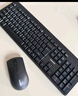 联想（Lenovo）KN210键盘鼠标套装 2.4G无线键鼠套装 全尺寸商务办公  笔记本电脑键盘台式机一体机 黑色 实拍图
