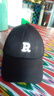 【热巴同款】加大棒球帽帽子男女大头围显脸小春夏字母百搭棒球帽 刺绣款-黑色 实拍图