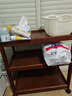 乔治木易推车置物架进口实木家用多功能移动餐车小推车商用厨房餐厅酒水车 三层餐车推车【棕色】店长推荐 实拍图