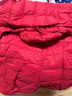 鸭鸭（YAYA）佟丽娅同款轻薄羽绒服女新款秋冬季休闲短款连帽轻便韩版排骨外套 中国红色 4XL 实拍图