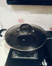 苏泊尔supor 铸铁双耳无涂层深型炒锅34CM耐磨铁锅燃气电磁炉通用FC34Y1 实拍图