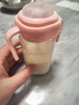 小土豆（potato）儿童水杯大宝宝直饮奶瓶吸管杯幼儿园开学用1岁以上 300ml春樱粉 实拍图