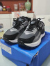 回力男鞋爆款2025新款皮面休闲运动工作劳保潮软底跑步老爹鞋百搭 灰黑色 42 实拍图