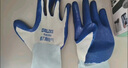 德力西电气劳保手套工作劳保干活防滑耐磨工作工地浸胶手套丁腈丁晴劳动手套 【旗舰全胶更耐用】蓝丁腈12双 实拍图