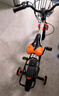 永久（FOREVER）儿童自行车男女款小孩单车可折叠脚踏车4-6-8-10岁辅助轮18寸橙色 实拍图
