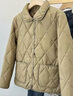 春秋季轻薄款女士新款小棉袄短款纯色翻领薄款外套棉衣女百搭棉服 卡其 2XL 建议90-110斤 实拍图