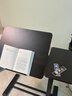 乐歌床边桌气动升降桌可移动电脑桌茶几边几小桌子T04-Plus黑胡桃木色 实拍图