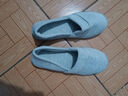 沐候中老年秋冬季居家用软底包跟棉拖鞋室内静音木地板大码女式月子鞋 舒适型-灰色 24 （适合37-38码）脚丫 实拍图