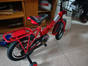 凤凰（Phoenix）儿童自行车宝宝脚踏车儿童折叠自行车3-8岁童车 陆寻 中国红 14寸 实拍图