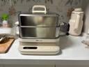 小熊（Bear）电蒸锅 炖蒸煮一体自动断电3层蒸锅 全钢0涂层多功能16.5L不锈钢可涮火锅电煮锅DZG-BA7N6 实拍图