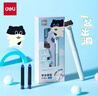 得力（deli）三顾喵庐EF明尖钢笔学生文具 矫姿正姿练字(1笔2晶蓝墨囊1萌粒配件) EF尖(约0.38mm) SF771 实拍图