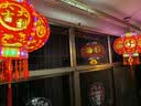 梦多福灯笼大门阳台挂的2026大红灯笼春节新年结婚婚礼装饰led灯植绒布 平安珠100#+LED光源【流苏福字】 一对装 实拍图