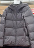 优衣库男装女装无缝羽绒连帽外套夹克羽绒服478279 08 深灰色 S 实拍图