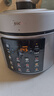 美的（Midea）0涂层电压力锅家用5L大屏操控智能米饭锅加深不锈钢胆少盐提鲜煲汤炖肉煮饭双胆高压锅E5721G 实拍图
